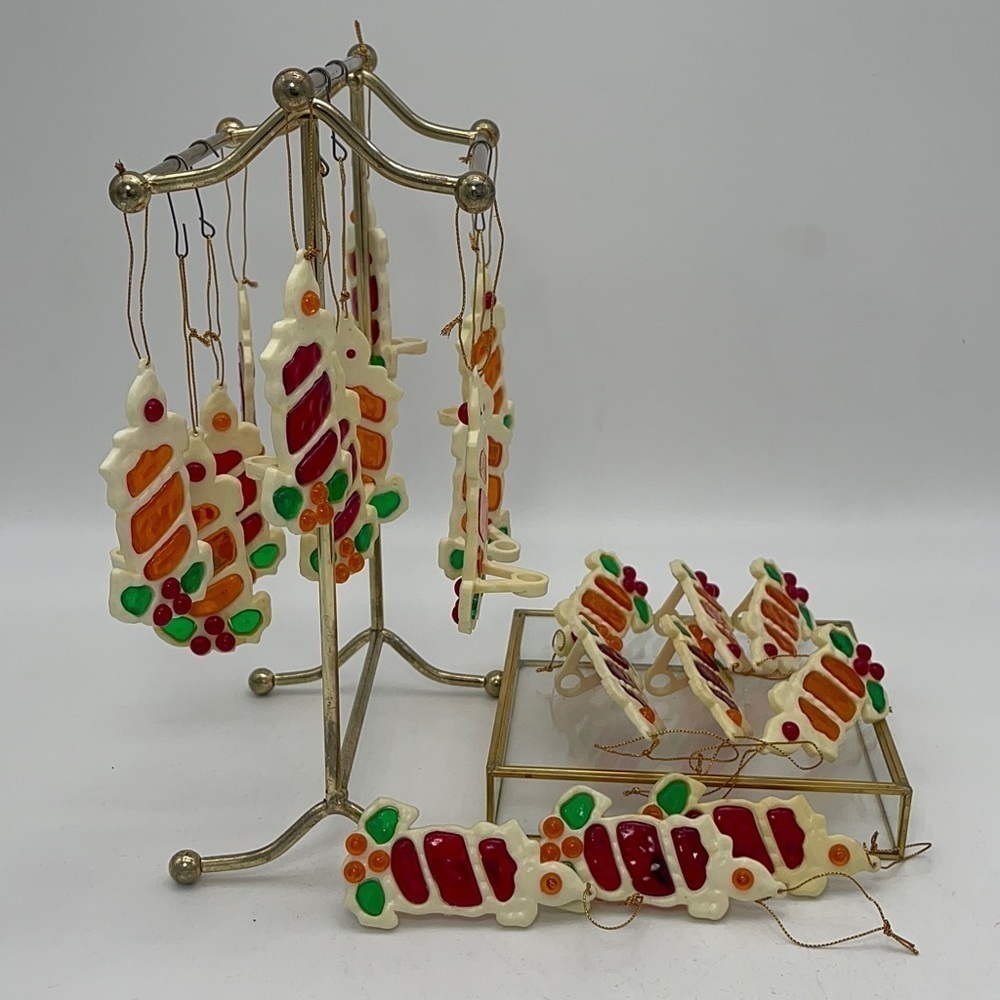 Vintage candle shaped Christmas light covers || Tree lights covers | 21 pieces